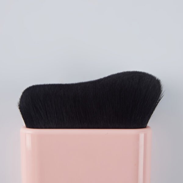 Pink portable foundation brush