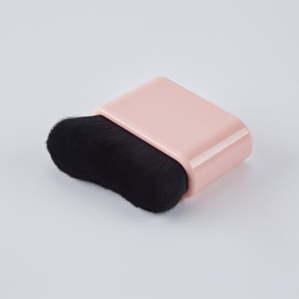Pink portable foundation brush